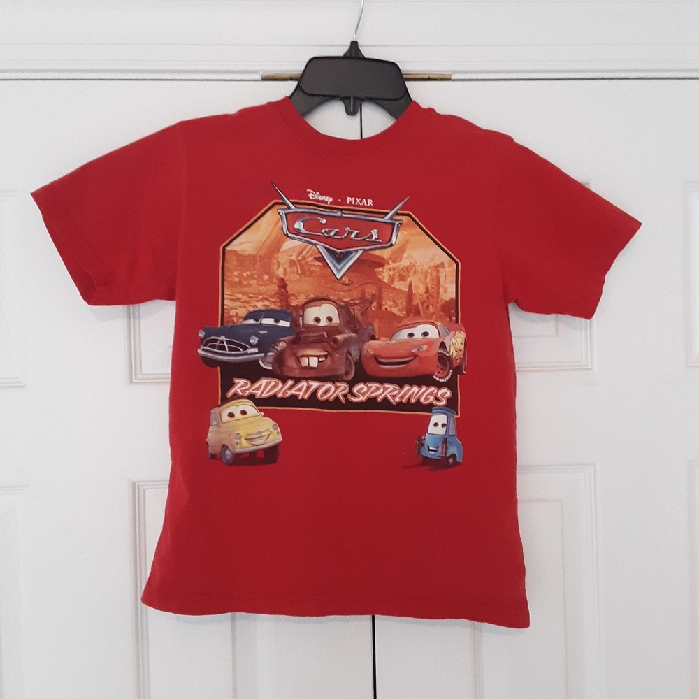 Cars Kids Red Short Sleeve Tee Shirt